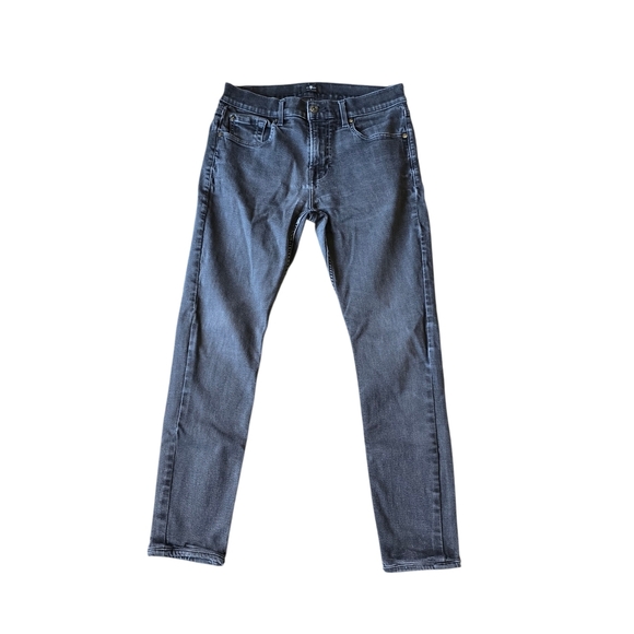 7 For All Mankind Other - 7 For All Mankind Men's Slim Jeans Dark Gray